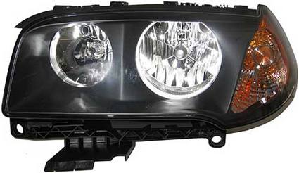 BMW Headlight Assembly - Driver Side (Halogen) 63123418423 - Hella 010166031